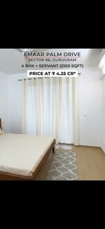3 BHK + Study Room 2100 Sq.Ft. Apartment in Emaar The Palm Drive-Palm Studios