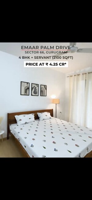 Bedroom in 3 BHK Apartment at Emaar The Palm Drive-Palm Studios, Sector 66 – for Sale