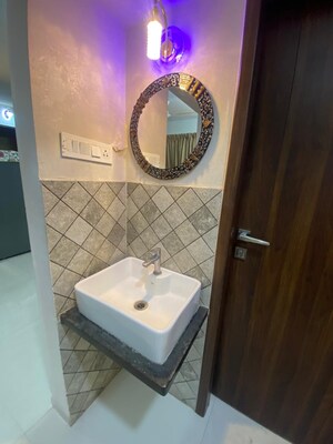 Bathroom in 3 BHK Apartment at Benchmark Sirocco Grande, Punawale – for Rent