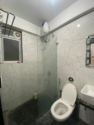 Bathroom in 3 BHK Apartment at Benchmark Sirocco Grande, Punawale – for Rent