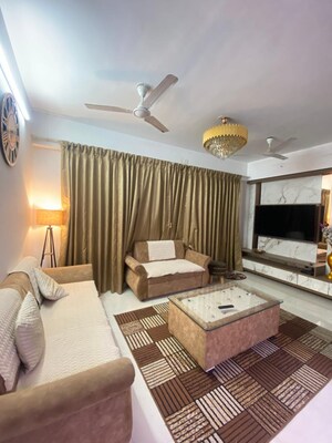 Living Room in 3 BHK Apartment at Benchmark Sirocco Grande, Punawale – for Rent