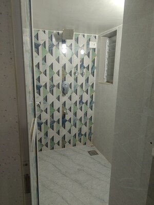 Bathroom in 1 BHK Apartment at Sai Rydam Grapes Tower, Nalasopara West – for Rent