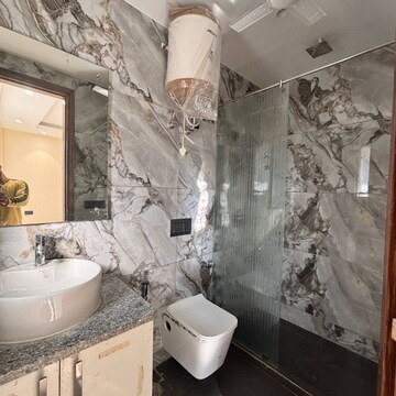 Bathroom in 3 BHK Builder Floor at Saket – for Rent