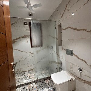 Bathroom in 3 BHK Builder Floor at Saket – for Rent