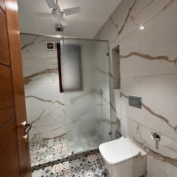 Bathroom in 3 BHK Builder Floor at Saket – for Rent