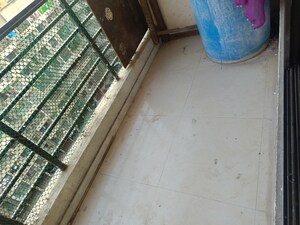Balcony in 1 BHK Apartment at Mira Dharti Heights, Nalasopara West – for Rent