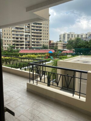 Balcony in 4 BHK Apartment at Eros Kenwood Tower, Sector 39 – for Rent