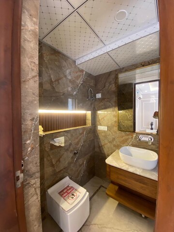 Bathroom in 4 BHK Apartment at Shiv Sai Emerald Heights, Sector 88 – for Sale