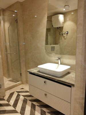 Bathroom in 4 BHK Apartment at South Delhi – for Rent