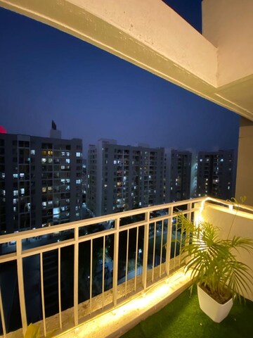 Balcony in 2 BHK Apartment at Abhinav Pebbles Urbania, Bavdhan – for Rent