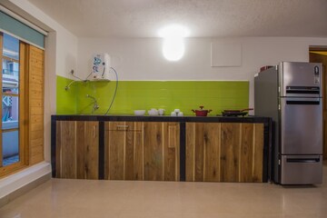 Kitchen in 1 BHK Apartment at Caranzalem – for Rent