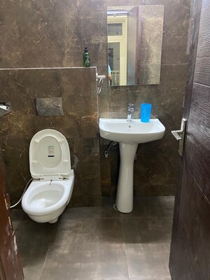 Bathroom in 3 BHK Apartment at Motiaz Royal Citi, Ambala Highway – for Rent