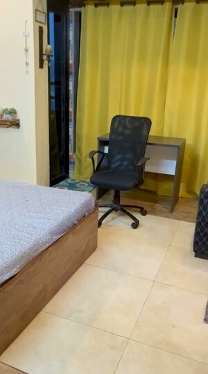 Master Bedroom in 2 BHK Apartment at Satellite Royale, Goregaon East – for Rent