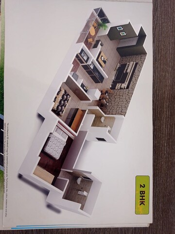 Floor Plan in 2 BHK Apartment at Tathawade – for Sale