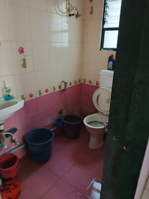 Bathroom in 2 BHK Apartment at Shri Balaji Park, Ambegaon Budruk – for Rent