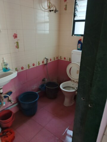 Bathroom in 2 BHK Apartment at Shri Balaji Park, Ambegaon Budruk – for Rent