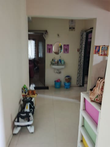 Floor Plan in 2 BHK Apartment at Shri Balaji Park, Ambegaon Budruk – for Rent