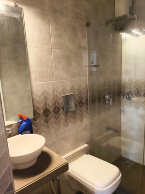 Bathroom in 3 BHK Apartment at Bhagtani Heights, Versova – for Rent