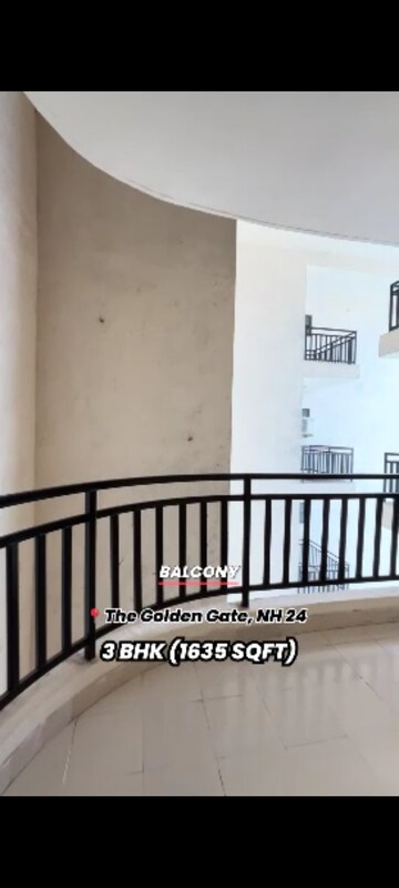 Balcony in 3 BHK Apartment at The Golden Gate, Mahurali – for Sale