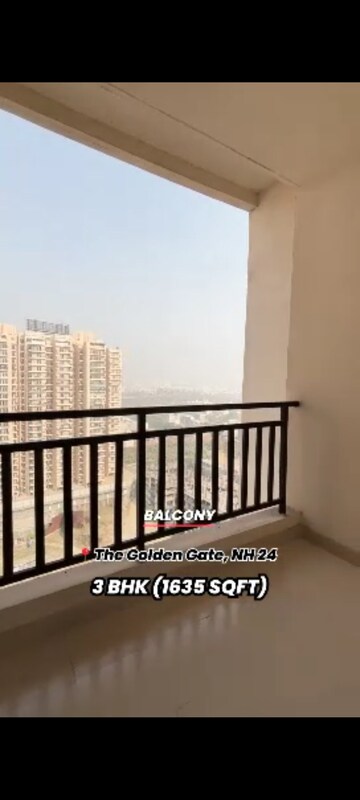 Balcony in 3 BHK Apartment at The Golden Gate, Mahurali – for Sale