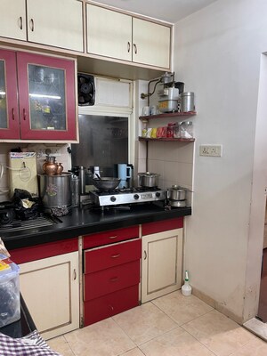 Kitchen in 1 BHK Apartment at Lady Ratan Tower, Worli – for Rent