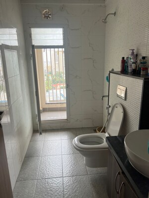 Bathroom in 3 BHK Apartment at SNN Raj Grandeur, Bommanahalli – for Rent