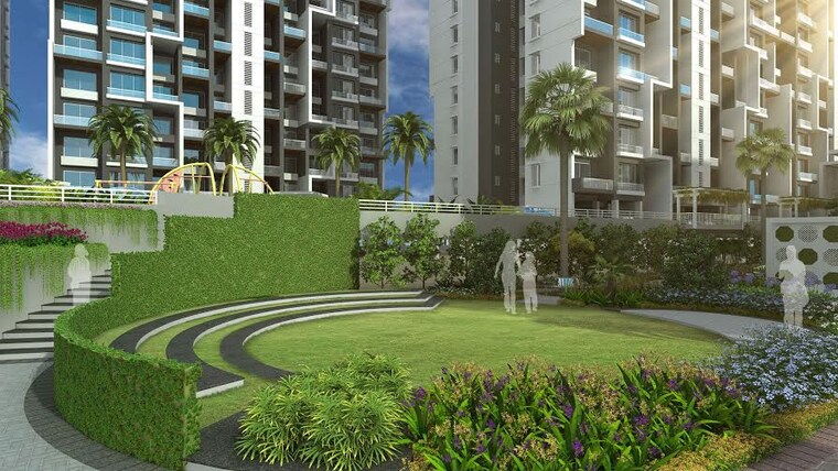 Garden, guardian-eastern-meadows 2 Bedroom 1081 Sq.Ft. Apartment In Wagholi Pune 9522095