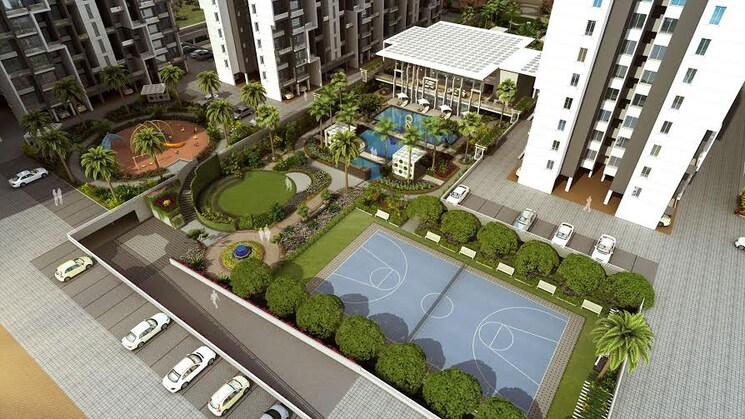 Balcony, guardian-eastern-meadows 2 Bedroom 1081 Sq.Ft. Apartment In Wagholi Pune 9522095