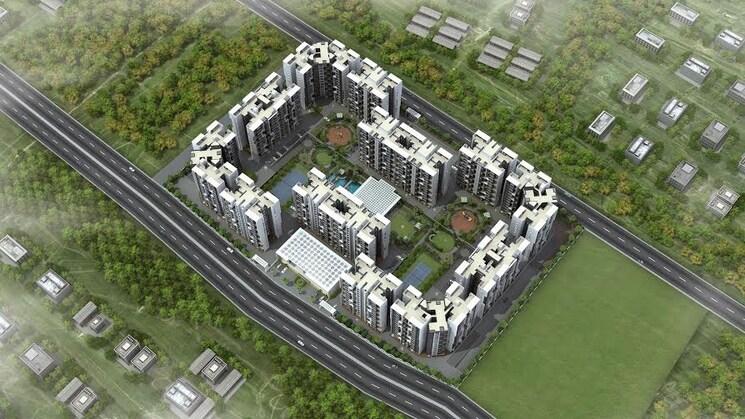 Master Plan, guardian-eastern-meadows 2 Bedroom 1081 Sq.Ft. Apartment In Wagholi Pune 9522095