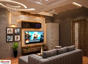 Living Room in 1 RK Apartment at Vasundhara CHS Gokuldham, Gokuldham Colony – for Rent