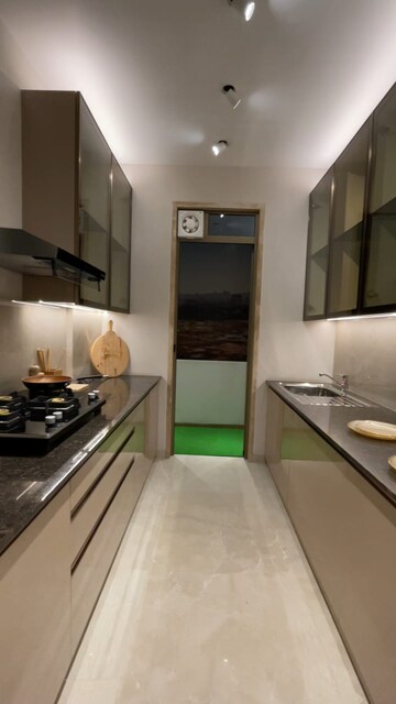 Kitchen in 2 BHK Apartment at Ajmera Manhattan, Bhakti Park – for Sale