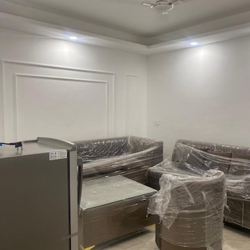 Living Room in 1 BHK Apartment at Freedom Fighters Enclave – for Rent