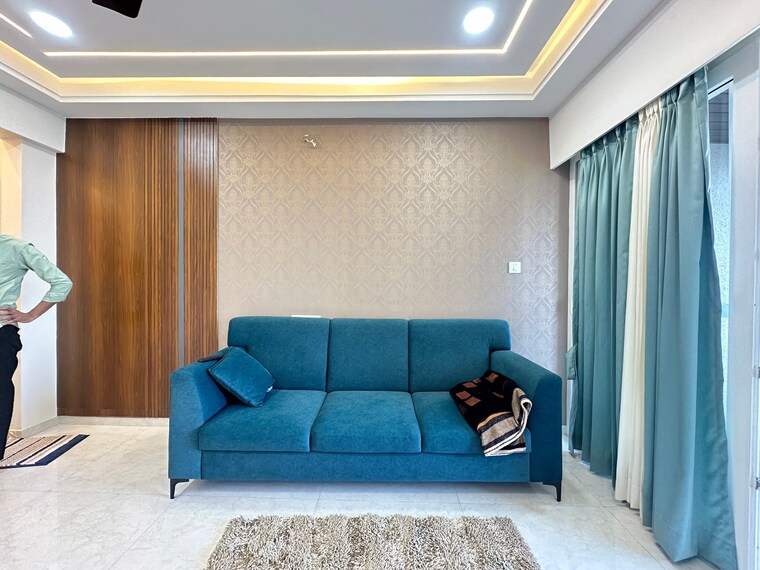 Living Room, nyati-evolve-1 2 Bedroom 1070 Sq.Ft. Apartment In Magarpatta City Pune 9522271