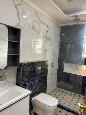 Bathroom in 4 BHK Builder Floor at TDI The Grand Retreat, Sector 88 – for Sale