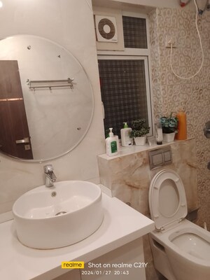 Bathroom in 4 BHK Apartment at DLF Westend Heights, Sector 53 – for Sale