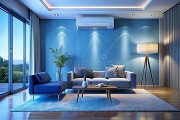 Living Room in 1 RK Apartment at Vasundhara CHS Gokuldham, Gokuldham Colony – for Rent