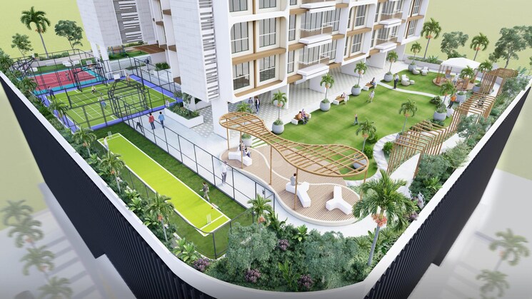 Exterior View, gajra-bhoomi-serenity 2 Bedroom 638 Sq.Ft. Apartment In Kharghar Navi Mumbai 9522454