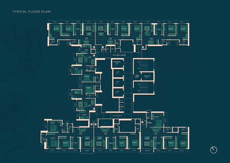 Master Plan, gajra-bhoomi-serenity 2 Bedroom 638 Sq.Ft. Apartment In Kharghar Navi Mumbai 9522454