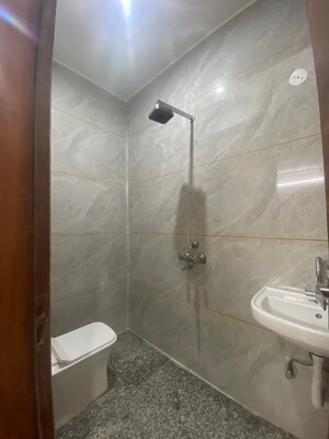 Bathroom in 1 BHK Builder Floor at Chattarpur – for Rent