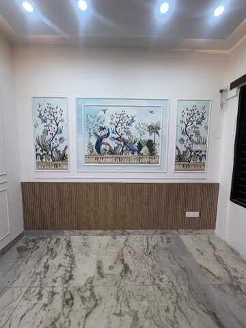 Bedroom in 3 BHK Builder Floor at Srishti Greenfield Homes, Green Fields Colony – for Sale