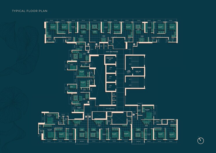 Master Plan, gajra-bhoomi-serenity 3 Bedroom 867 Sq.Ft. Apartment In Kharghar Navi Mumbai 9522589