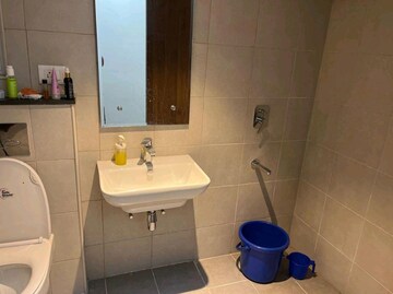 Bathroom in 1 BHK Apartment at Adarsh Greens, Kogilu – for Rent