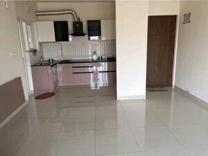 Living Room in 1 BHK Apartment at Adarsh Greens, Kogilu – for Rent