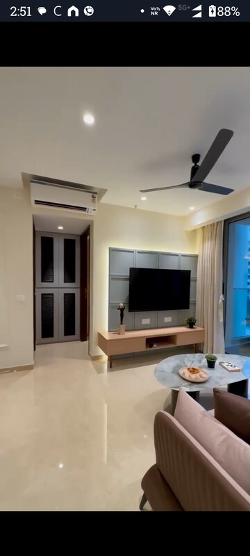 Living Room in 2 BHK Apartment at Hiranandani Highland, Powai – for Rent