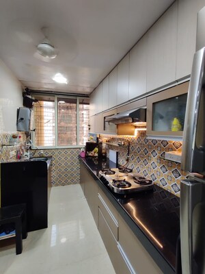 Kitchen in 2 BHK Apartment at New Mhada Towers, Andheri West – for Rent