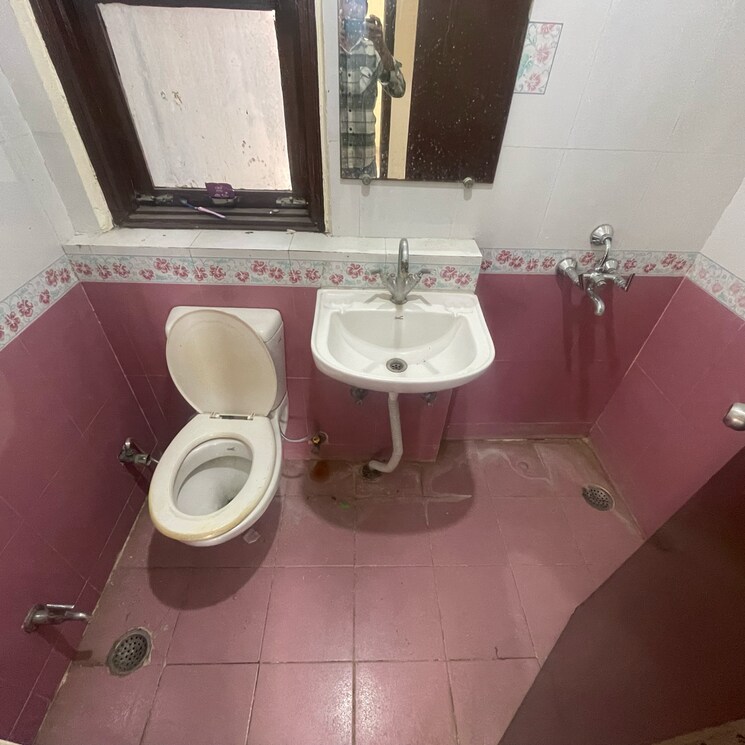 Bathroom, pink-and-blue-dhruv-apartment 2 Bedroom 1200 Sq.Ft. Apartment In Sector 46 Faridabad 9523270