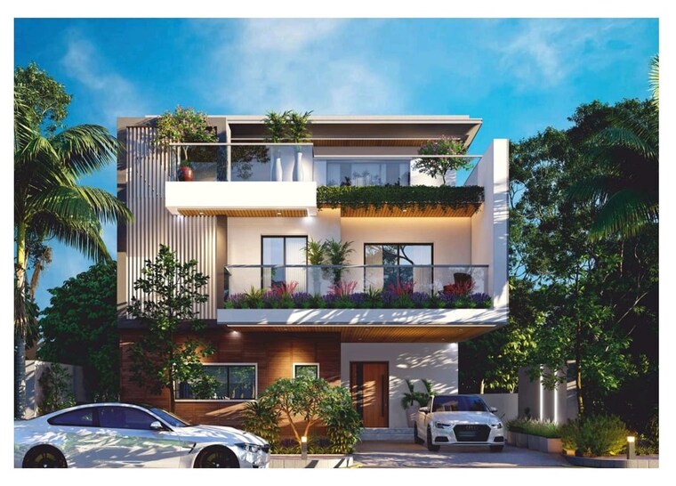 Exterior View, aaditri-empire-royal-villas 4 Bedroom 3200 Sq.Ft. Villa In Velmala Hyderabad 9523002