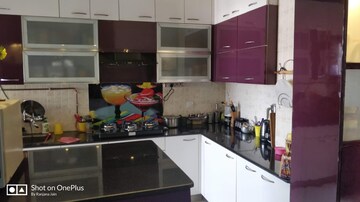 Kitchen in 3 BHK Apartment at Shipra Srishti, Ahinsa Khand 1 – for Rent