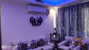Living Room in 3 BHK Apartment at Shipra Srishti, Ahinsa Khand 1 – for Rent
