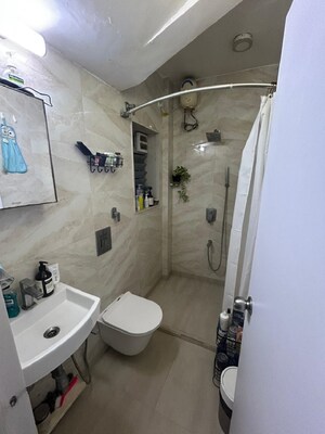 Bathroom in 1 BHK Apartment at Bandra West – for Rent